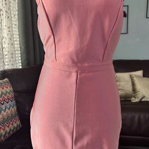 WOW Couture Blush Pink Midi Dress